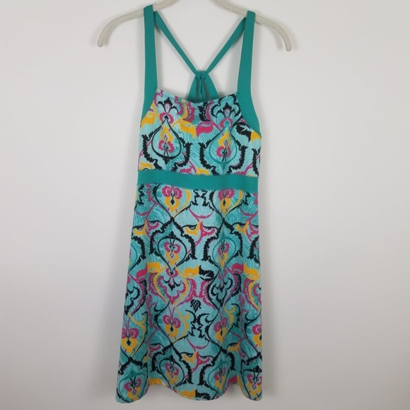 SOYBU Vibrant Paisley Print Athletic Yoga Dress M - Picture 6 of 7